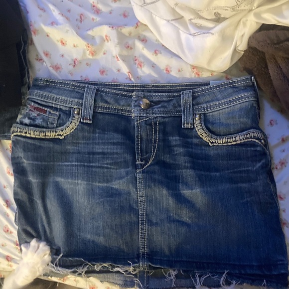 Ariat Blue Denim Skirt - Picture 1 of 2